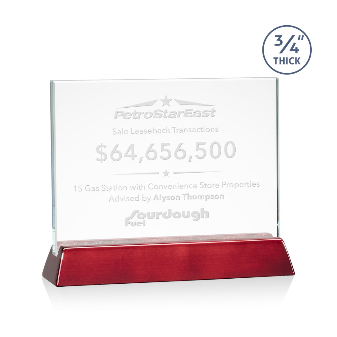 Walkerton Award - Starfire/Rosewood (Horiz) 16