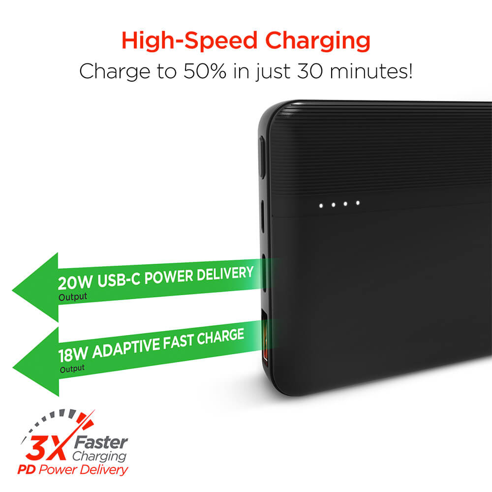 HyperGear Fast Charge Power Bank with USB-C 1