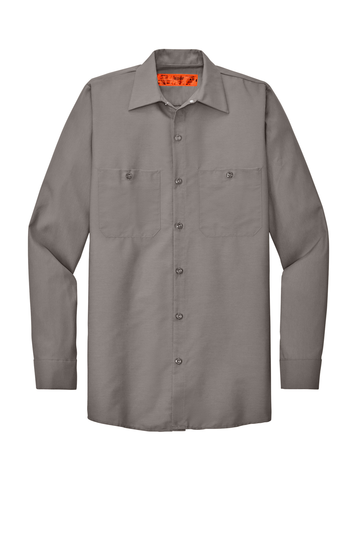 Red Kap Long Size, Long Sleeve Industrial Work Shirt. SP14LONG 25