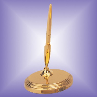 BRASS OVAL PEN HOLDER 1