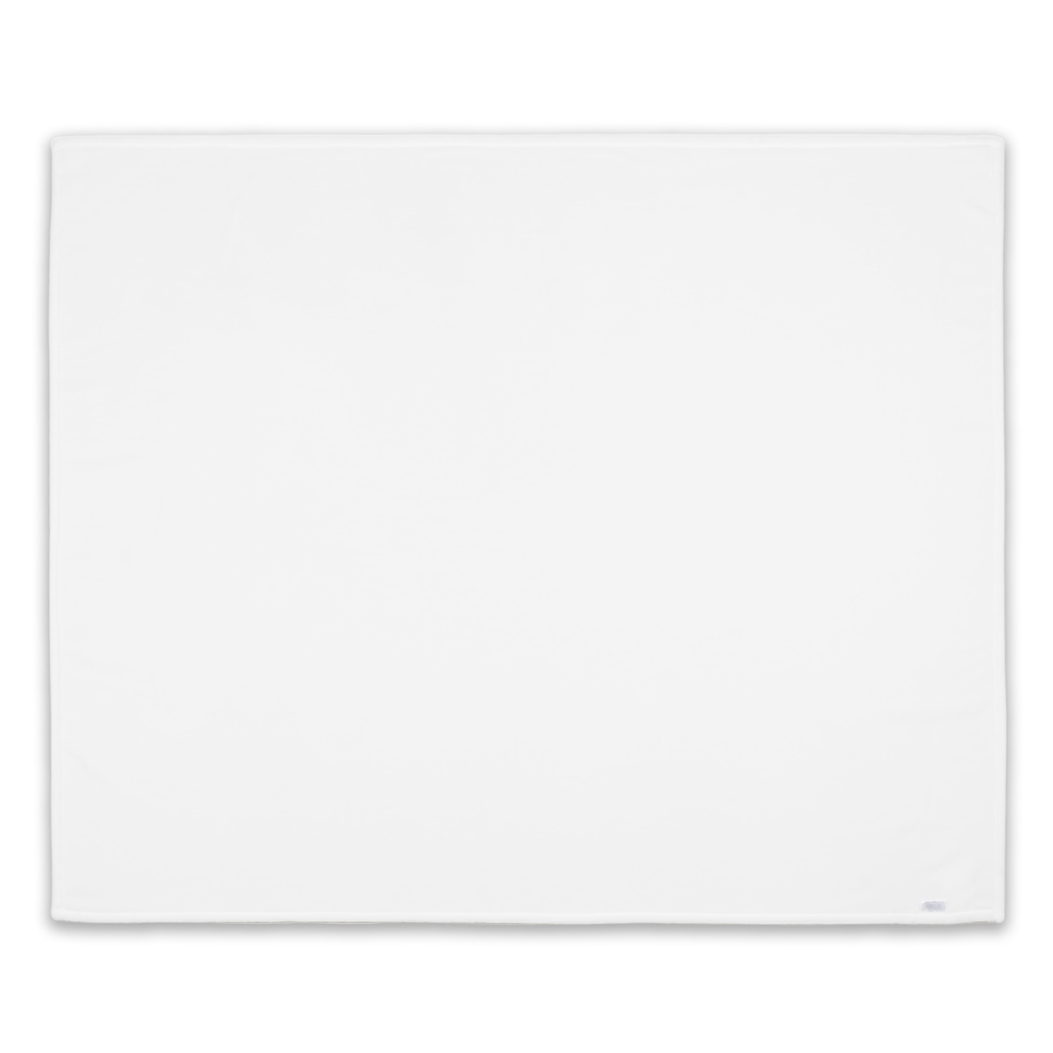 Plush and Cozy Mink Flannel Fleece White Couch sized Blanket, 50x60, Blank Only 9