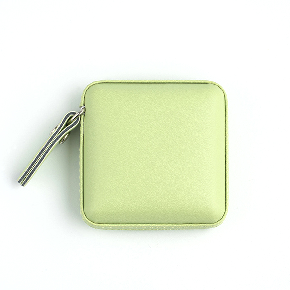 Automatic retractable 1.5m 60 inch round square PU leather tape measure 6