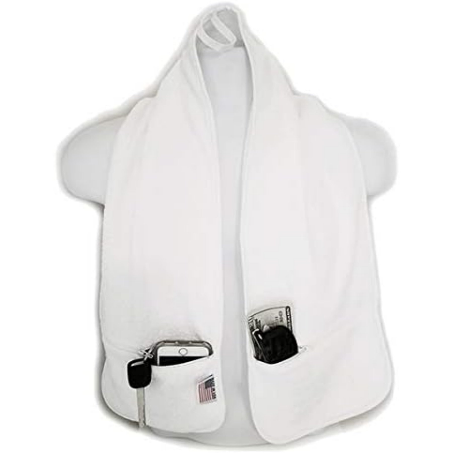 Zipper Pockets Hold Sports Towel 2