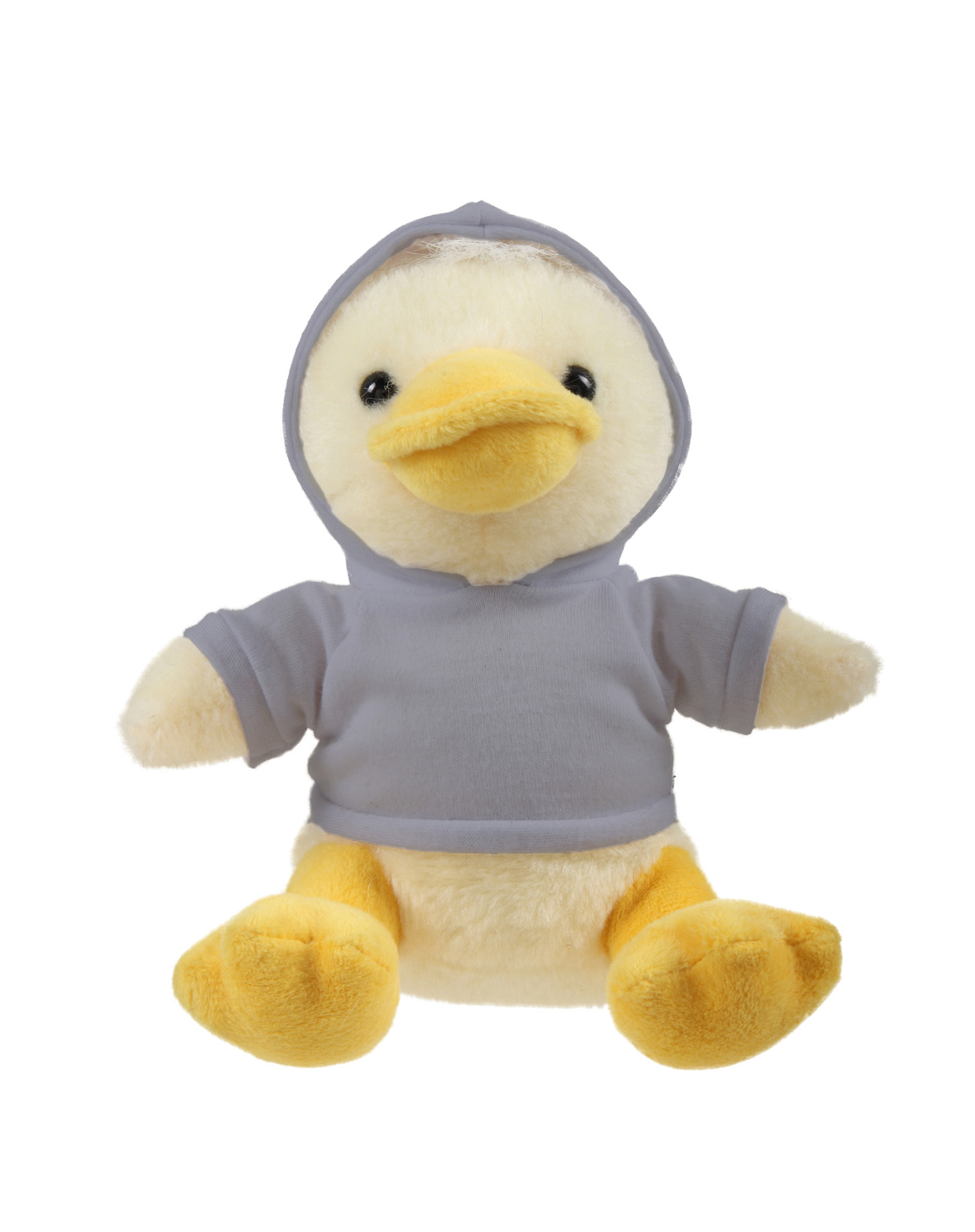 Soft Plush Sitting Duck wearing a Hoodieoodie 5