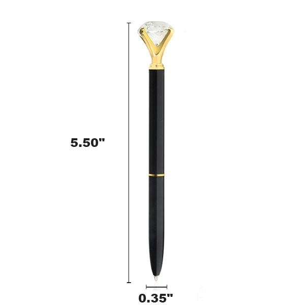 Crystal Metal Ballpoint Pen 3