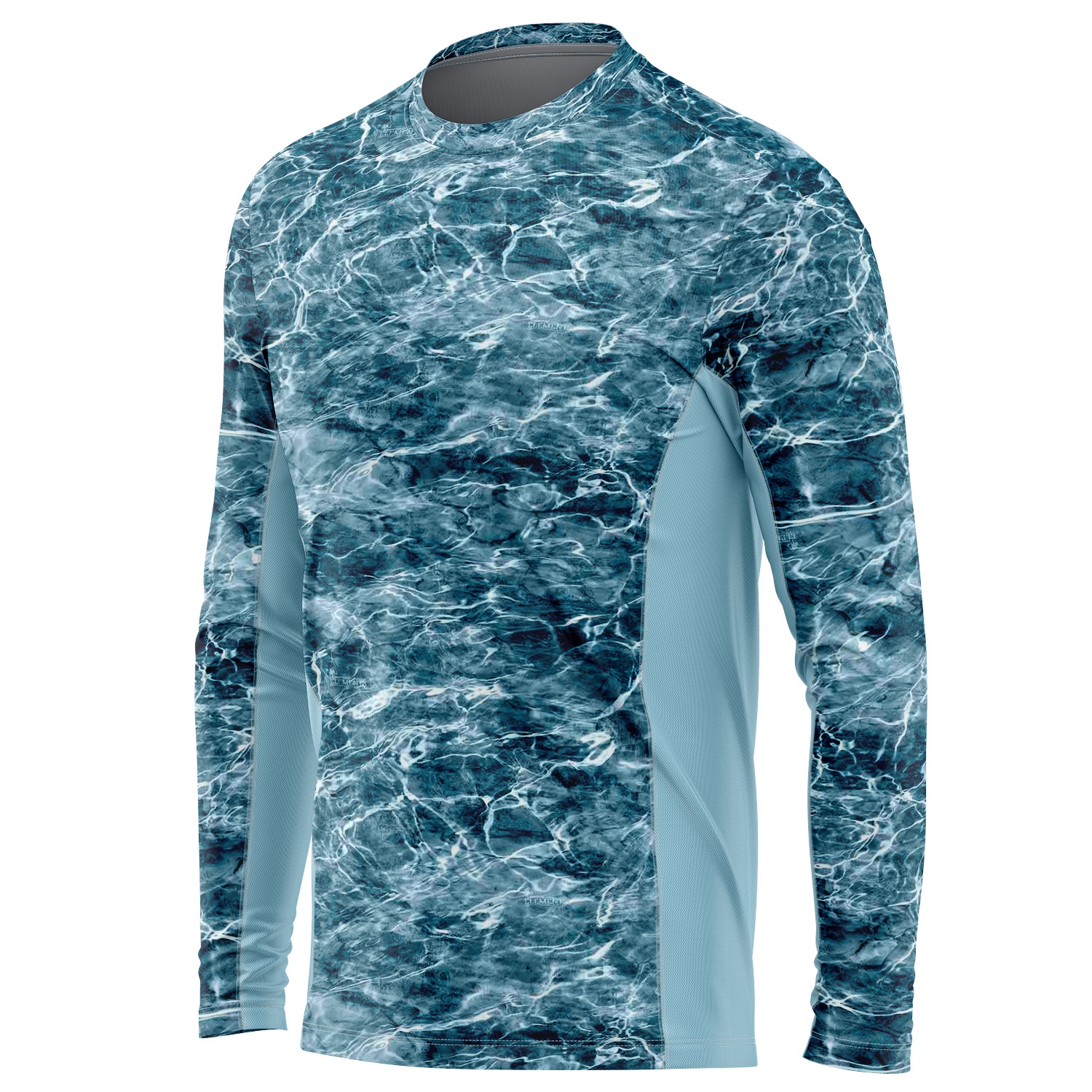 Mossy Oak® Men's 4.4 oz. Polyester Interlock Long Sleeve T-Shirt, UPF 50+