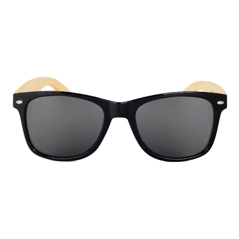 Polarized UV Protection Bamboo Frame Sunglasses 6