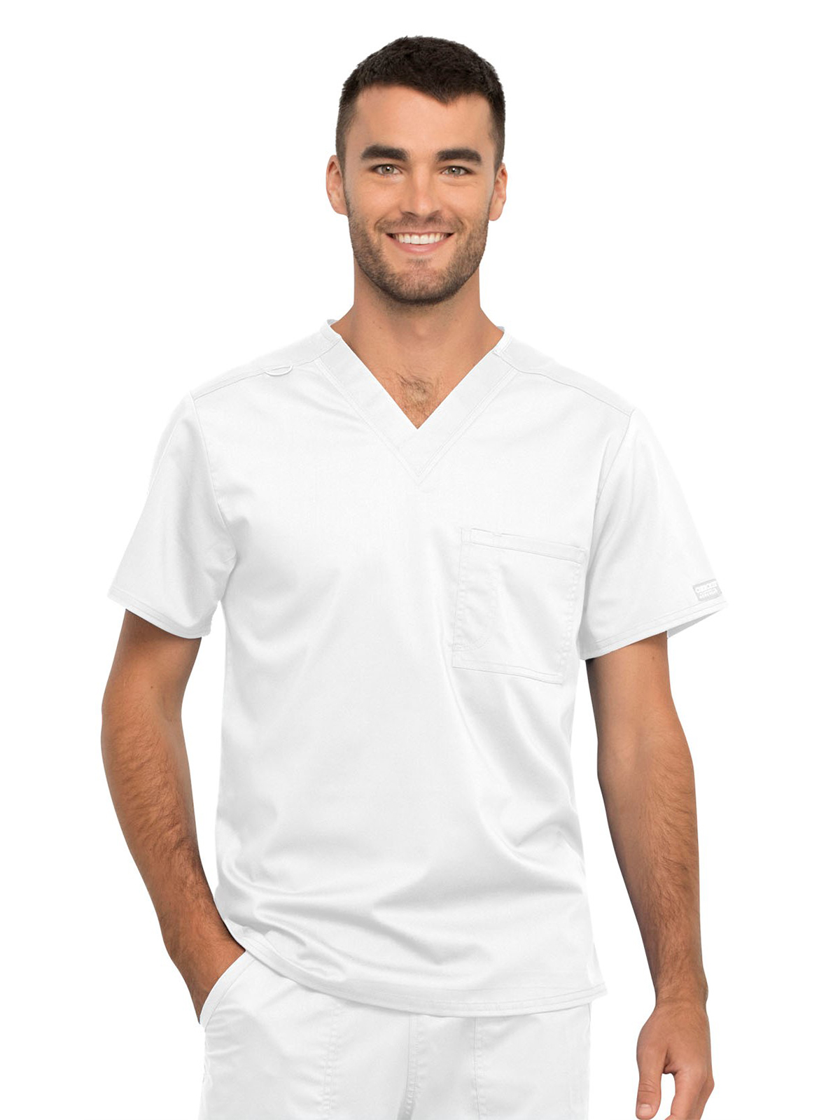 Cherokee - Workwear Revolution - Unisex 1-Pocket Tuckable V-Neck Top 64