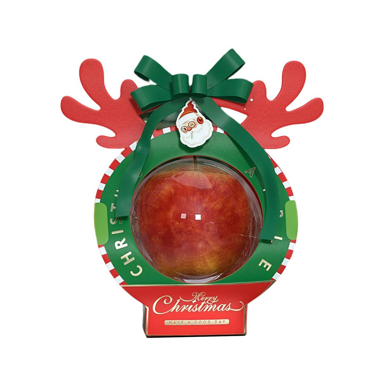 Transparent Festive Christmas Candy Packaging Handle Box 3