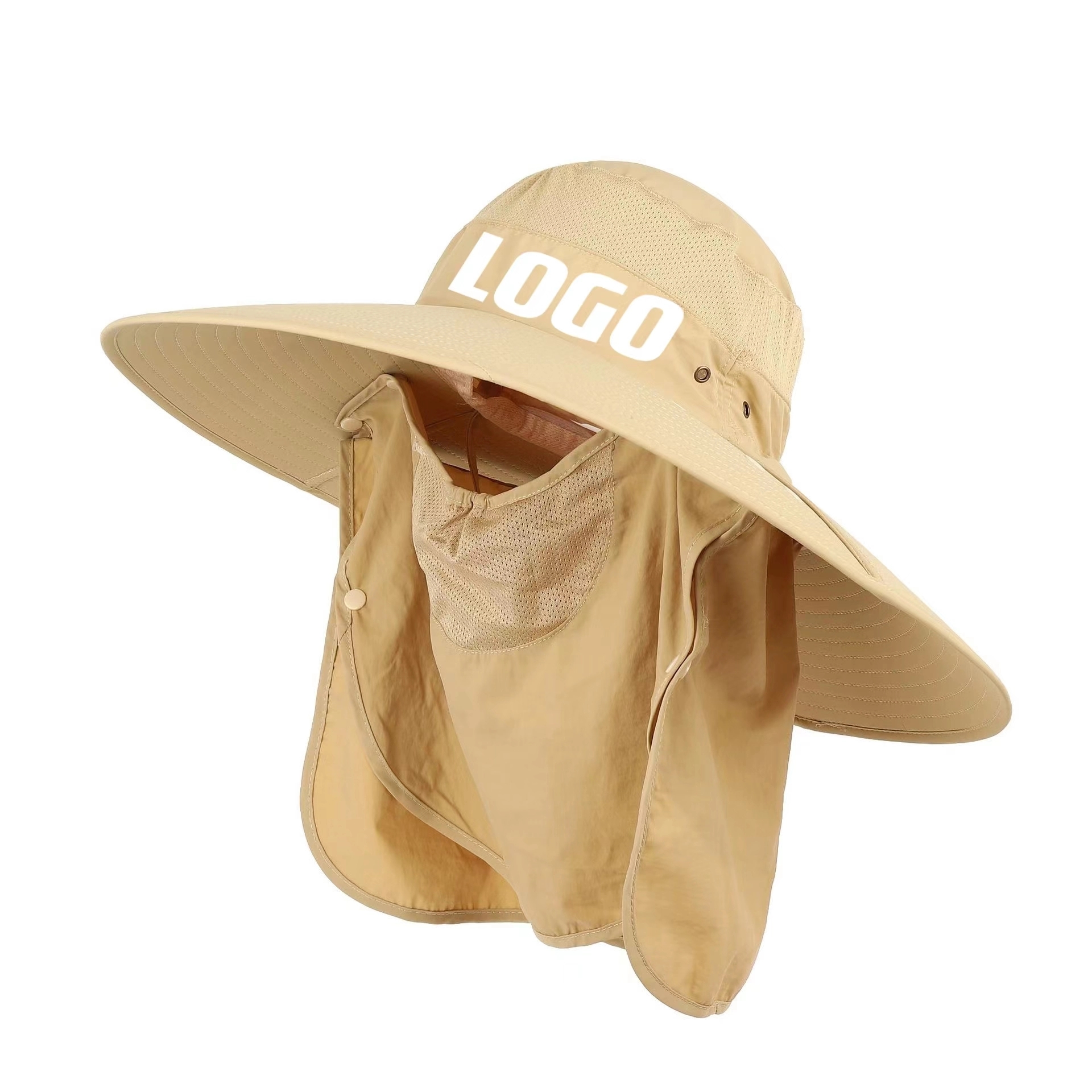 Protection Sunbonnet With Mesh Mask And Neck Flap 5