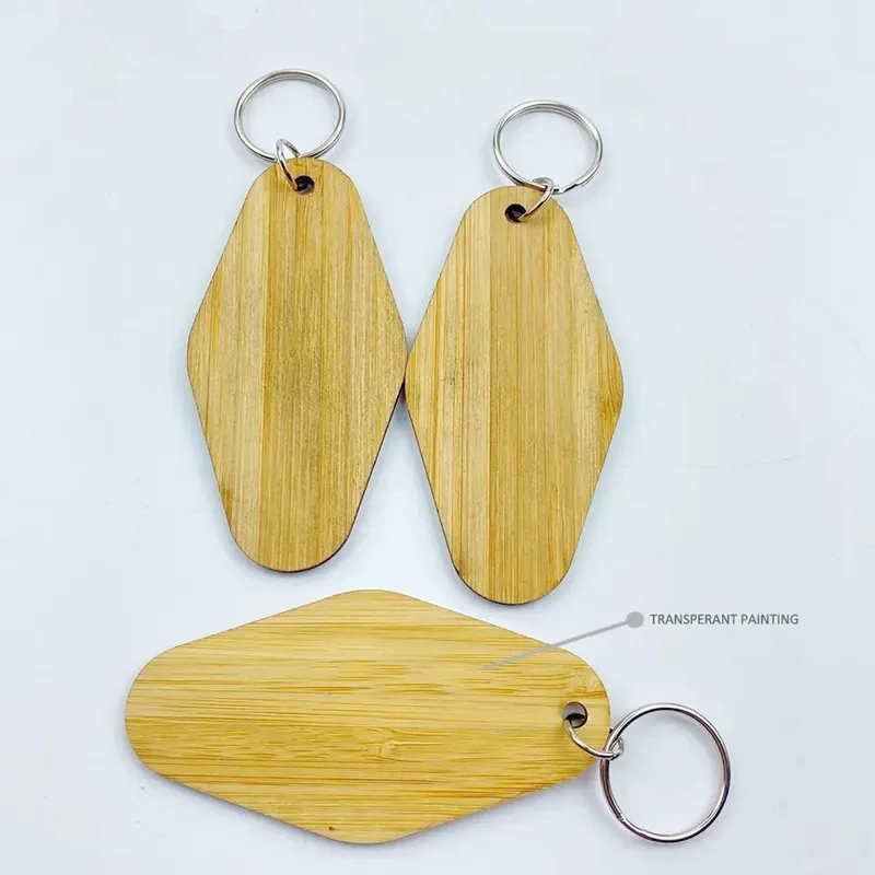 Bamboo Motel-style Key Chain 6