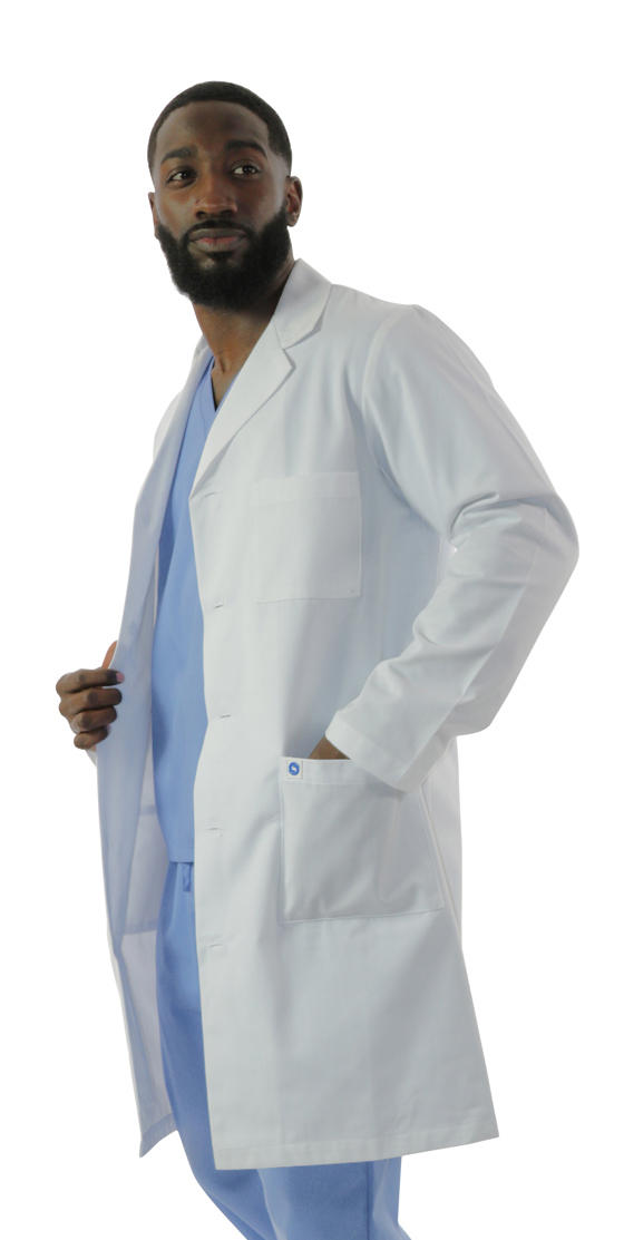 40" Twill Antimicrobial Lab Coat 4