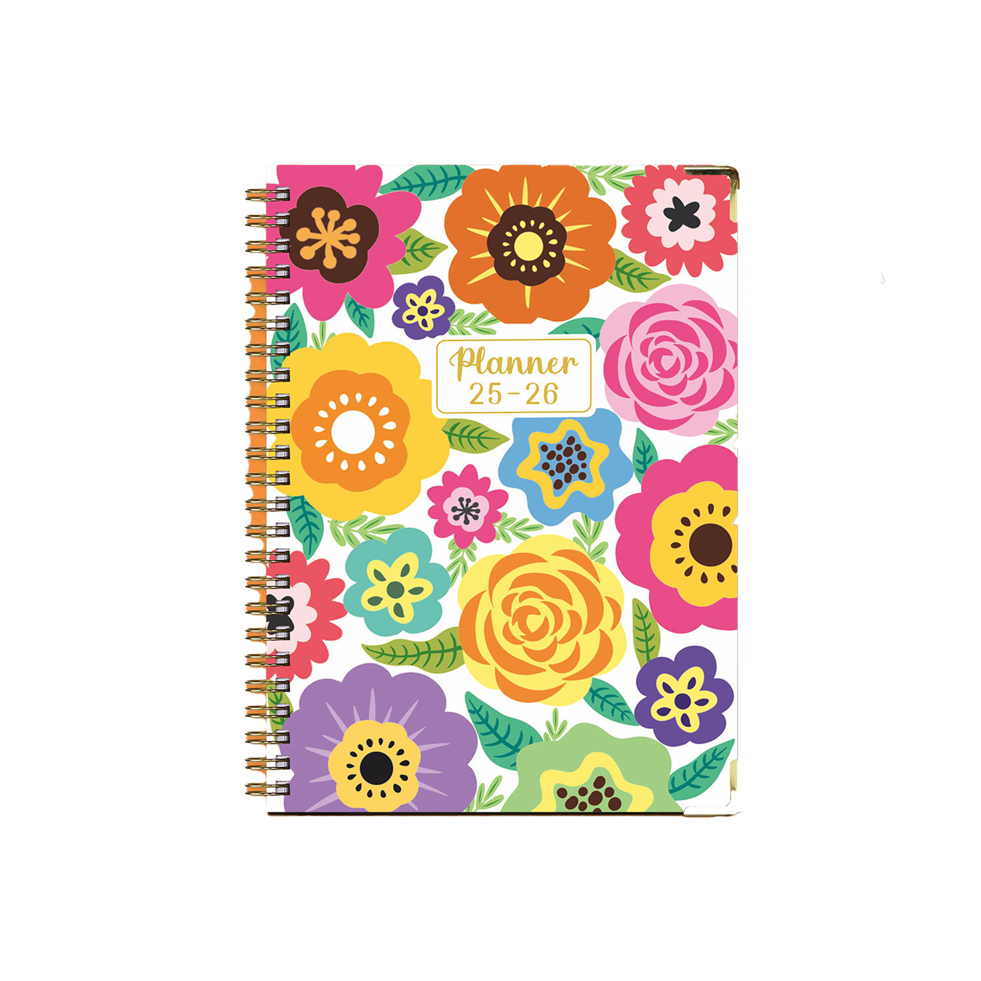 Spiral Notebook 2025-2026 English Organizer 6