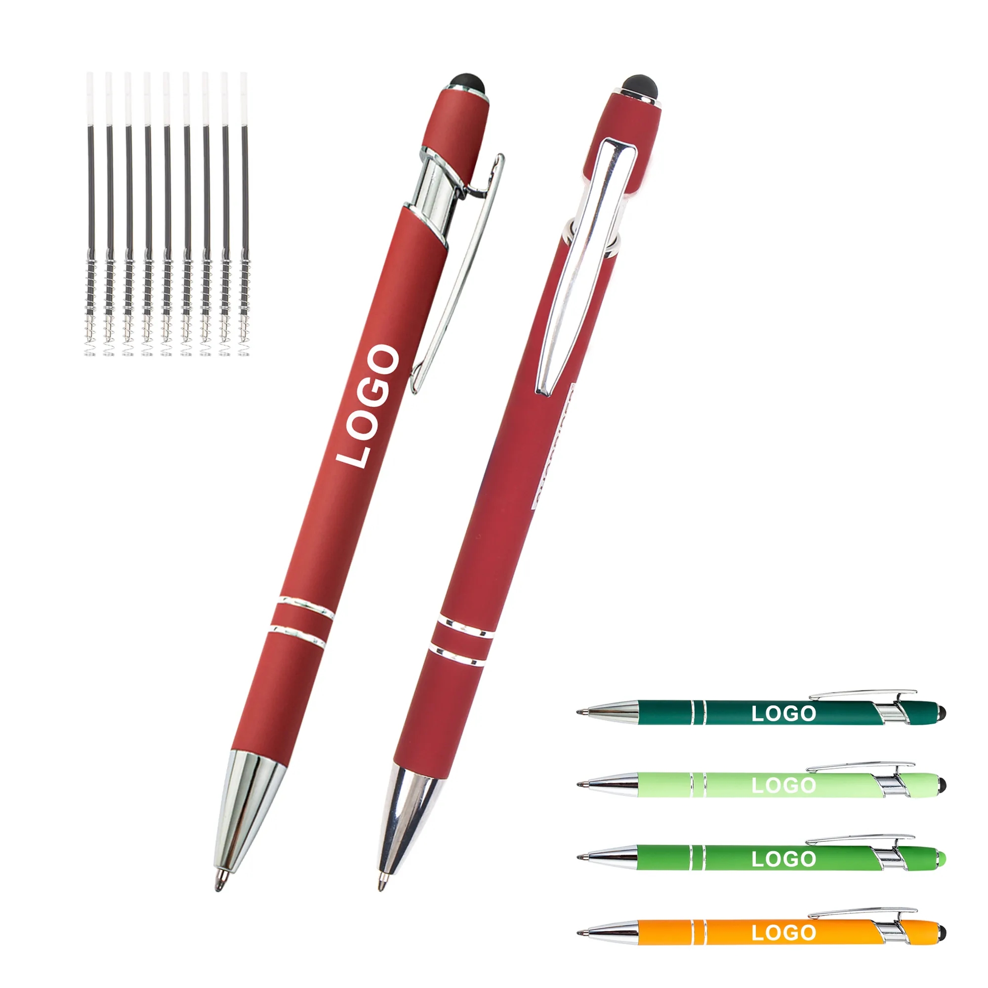 Aluminum Ballpoint Stylus Pen with Laser Engraving 2