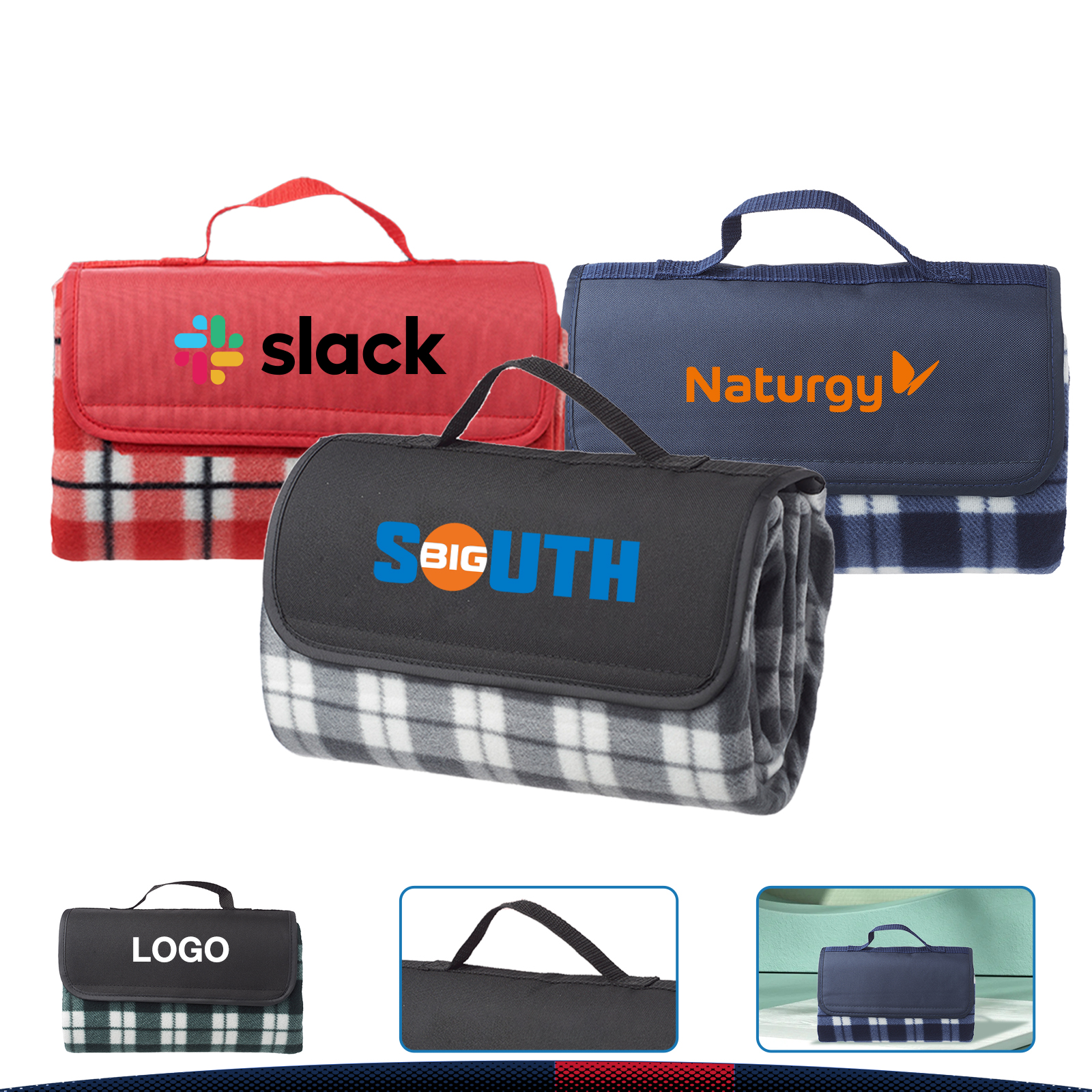 Roriva Roll Up Picnic Blankets 6