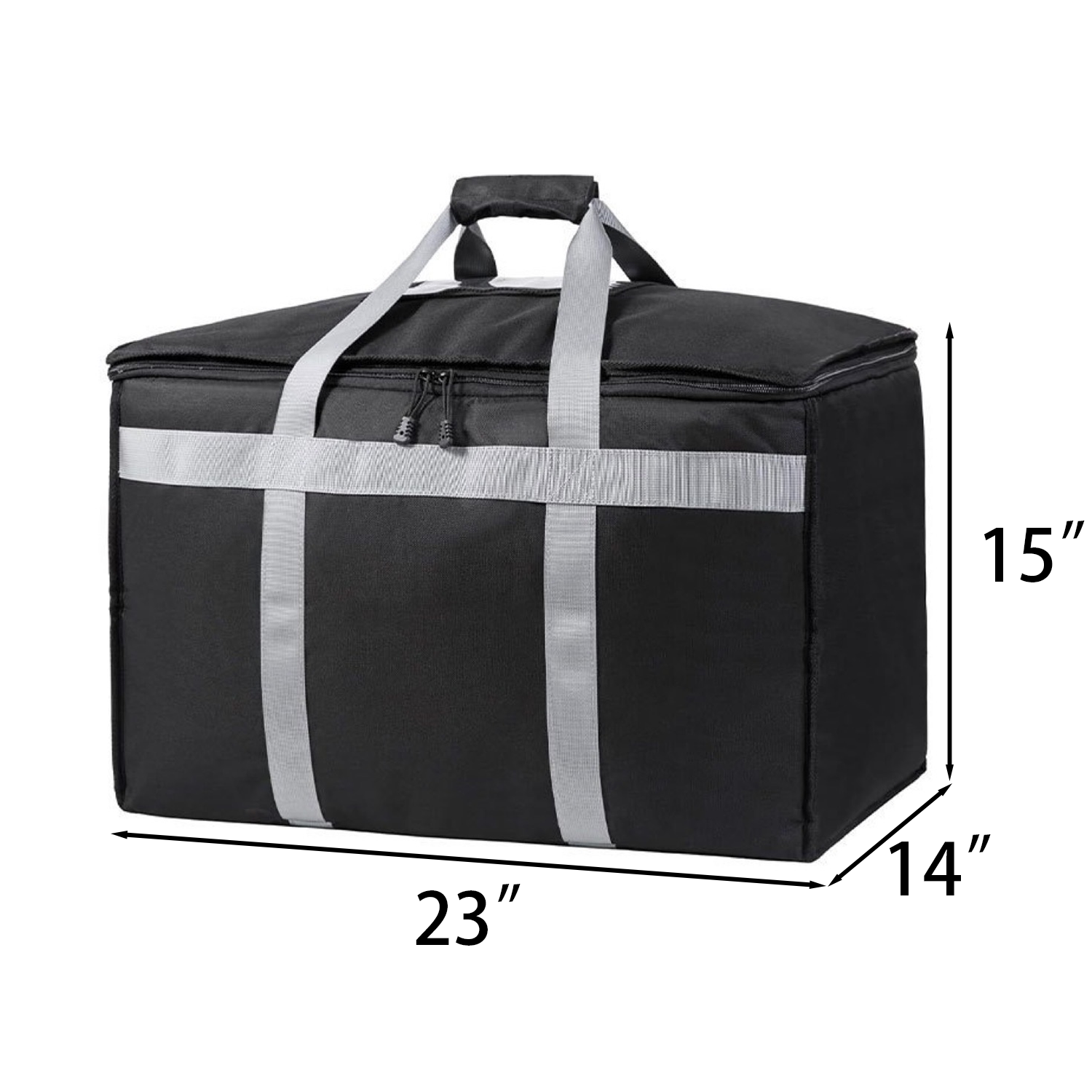 77L Foldable Oxford Insulated Food Delivery Bag 10
