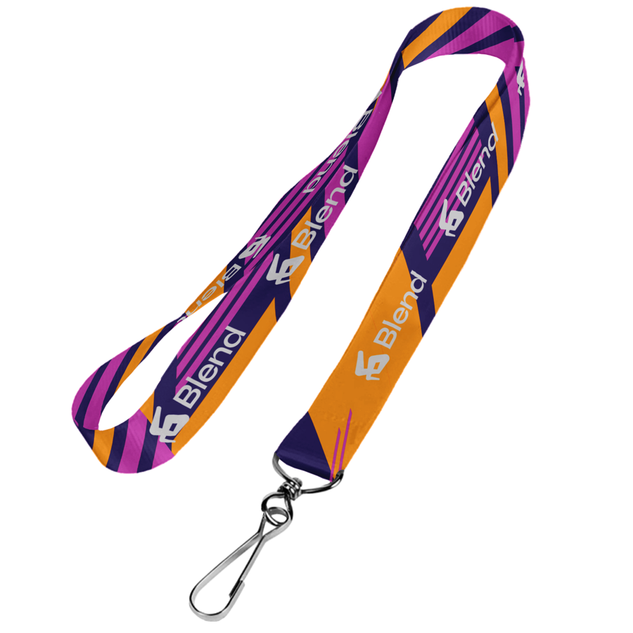 Sublimation 1" Wide Lanyard