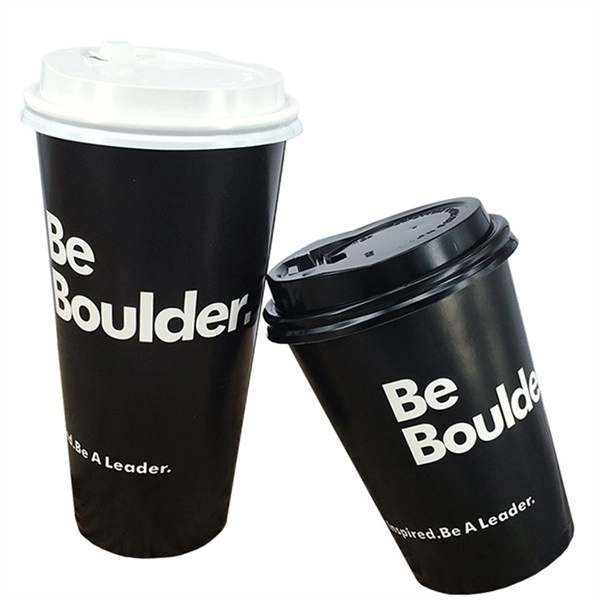 16 Oz Paper Coffee Cups With Lids 2