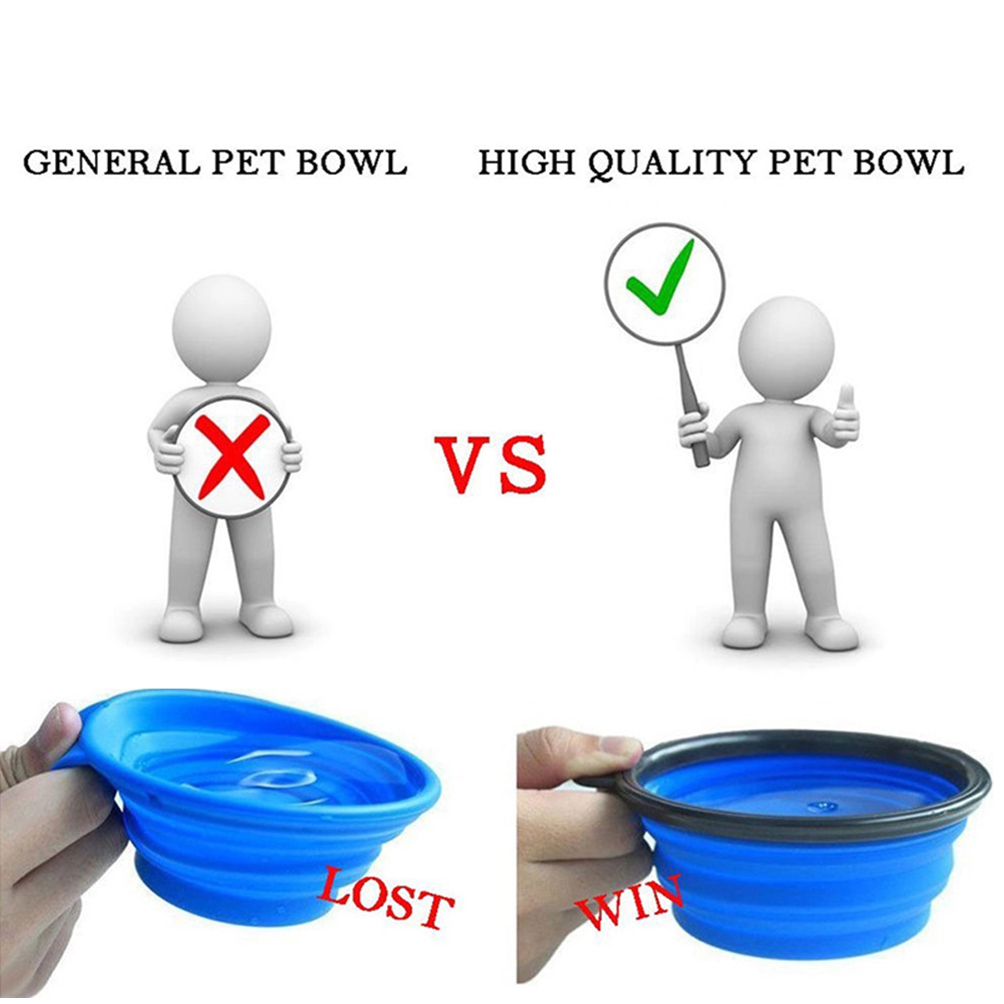 Collapsible Dog Bowl For Pet 12