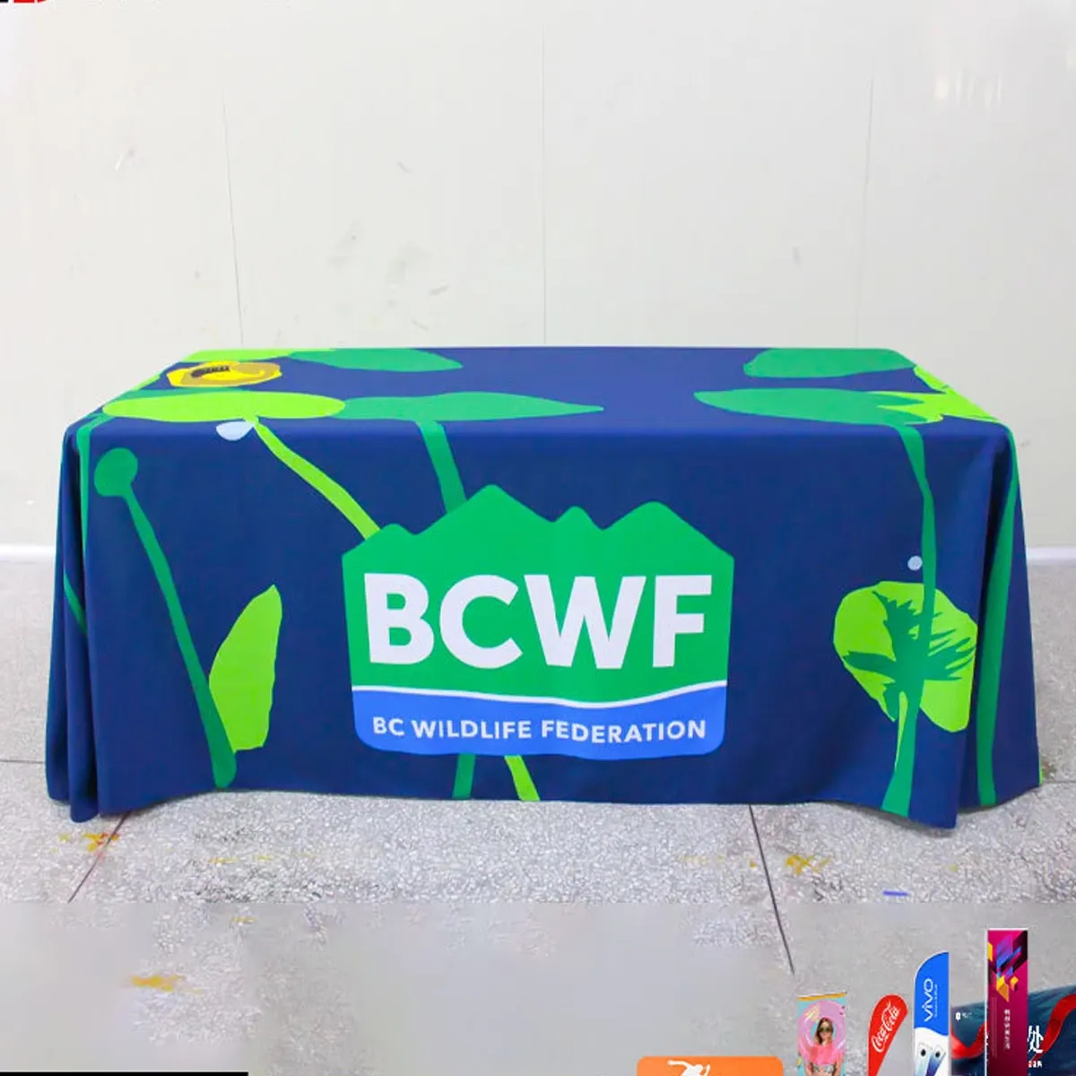 Stretch Spandex Table Cover For Trade Show Branding 3