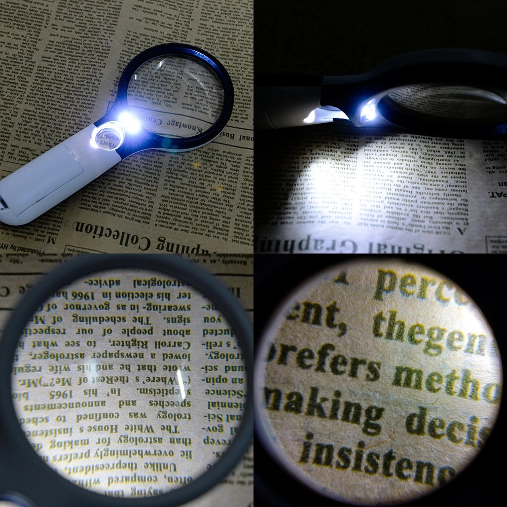 10X 20X Illuminated Magnifier with 3 LED Light 1