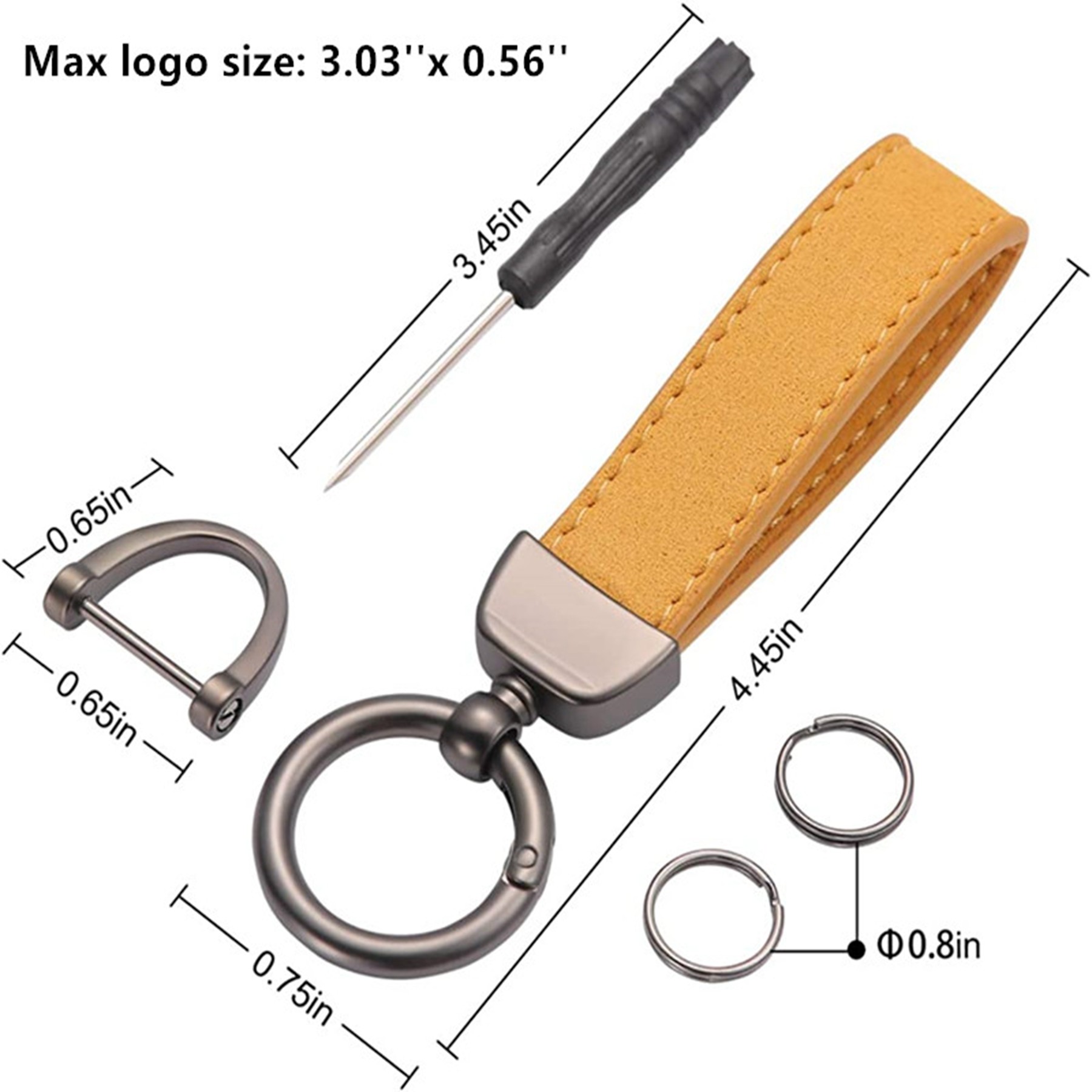 Leather Key Chain 3