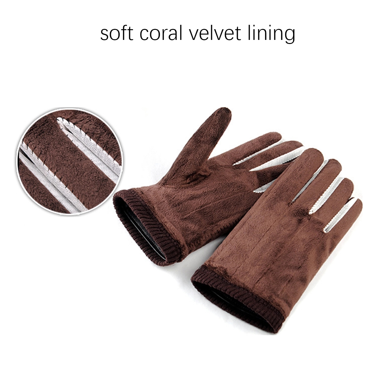 Luxury Leather Touch Screen Gloves 3