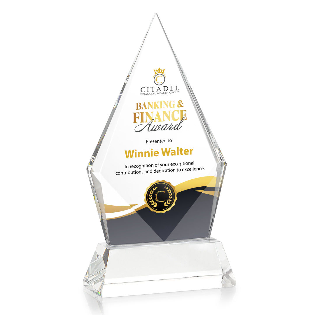 Shelton VividPrint™ Award on Newhaven Base - Clear 9