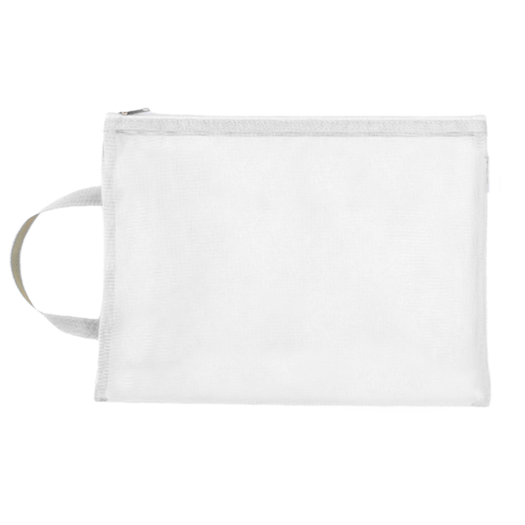 A4 Portable Zipper Mesh File Pouch 4