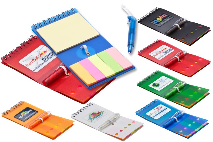 Spiral Sticky Flag Booklet with Full Color Imprint 2