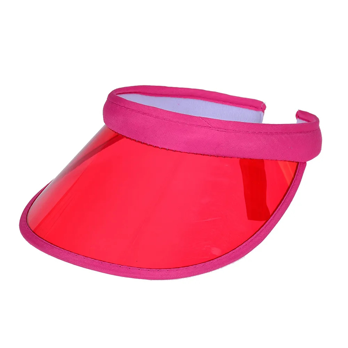Clear PVC Visor With Wide Brim For Sun Protection 6