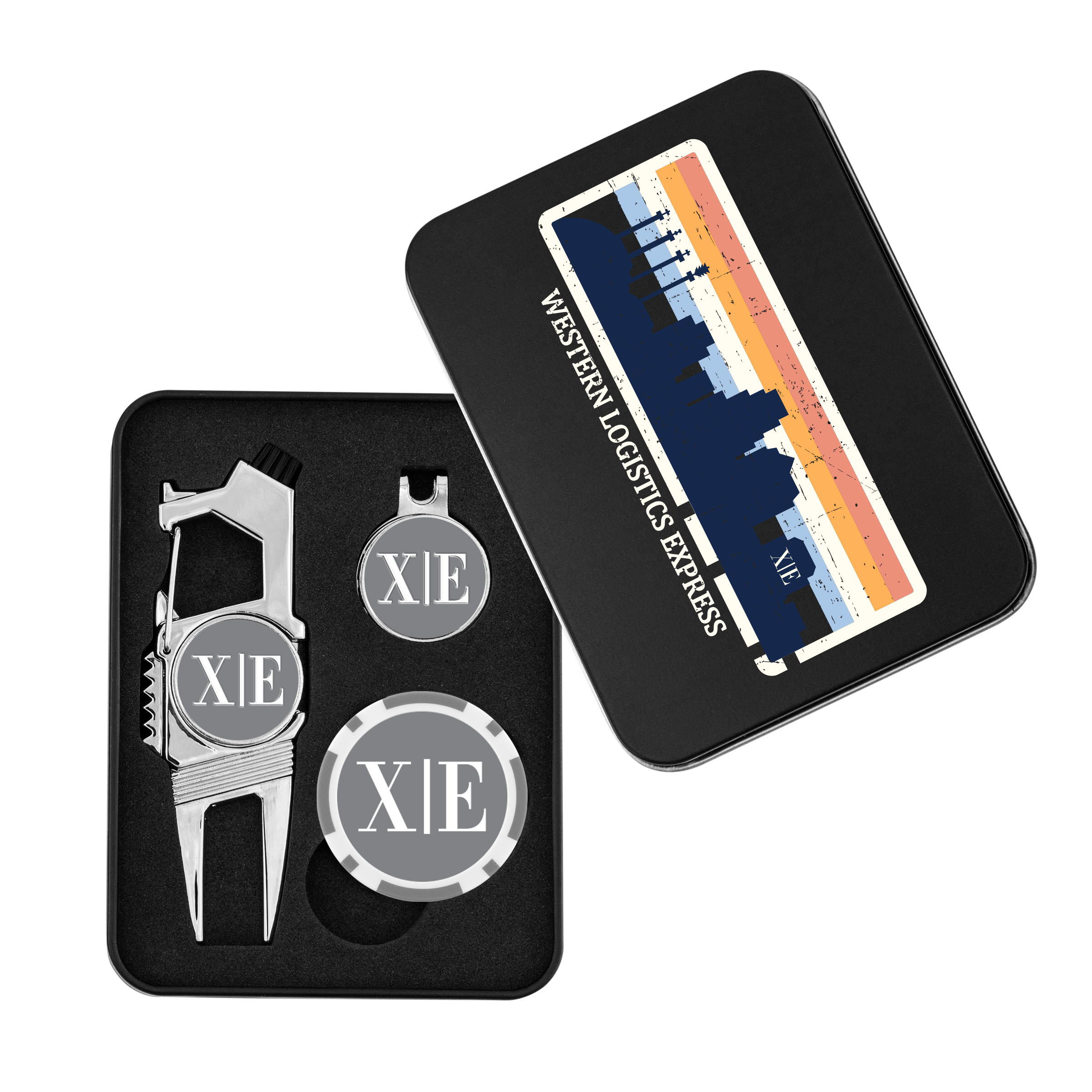 Golf n' Brew Divot Tool Set w/ Poker Chip 6