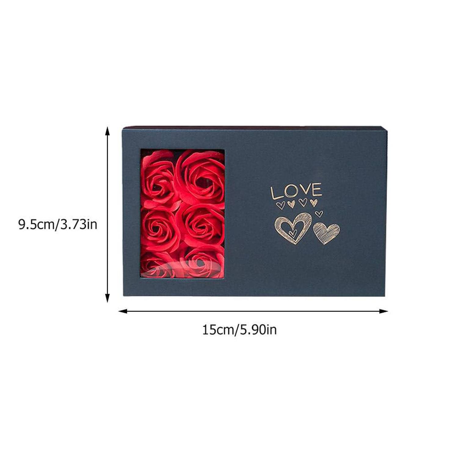 Romantic Rose Jewelry Gift Box for Valentine's Day 2