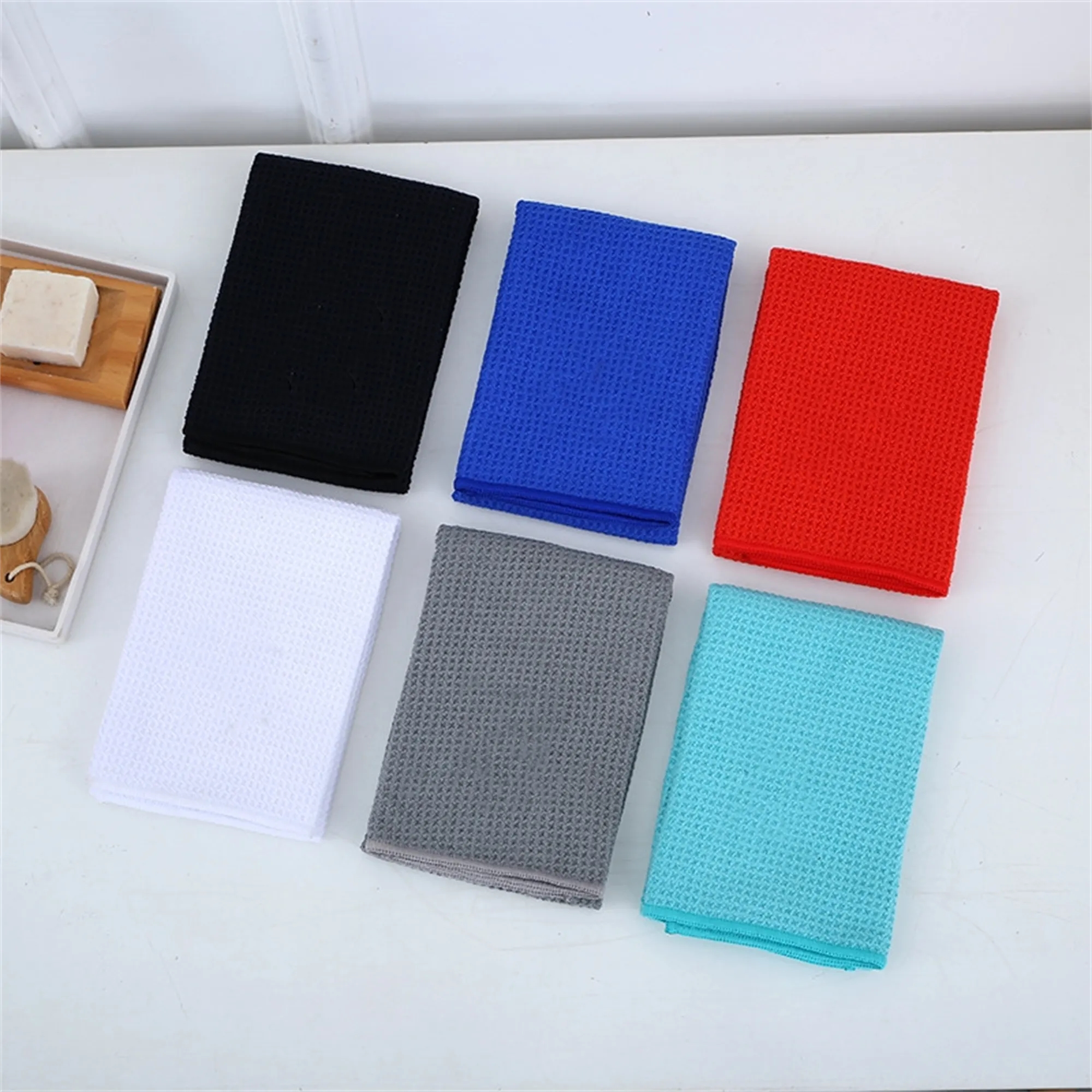 32"x15" Waffle Microfiber Sports Towel 6