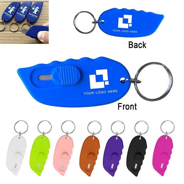 Retractable Mini Box Cutter With Keyring 1