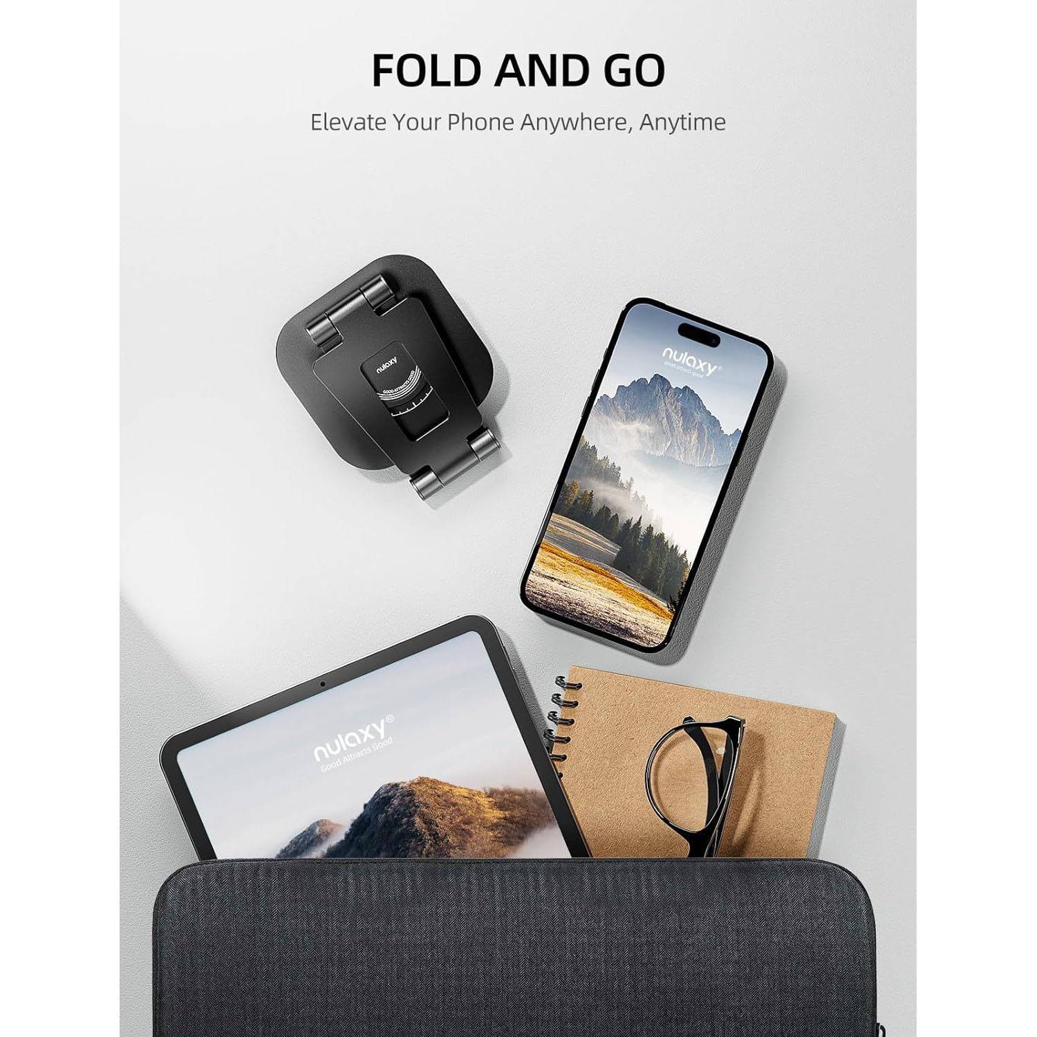 Folding Rotating Aluminum Alloy Phone Stand 6