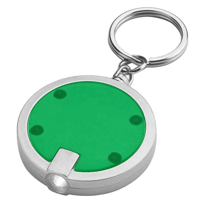Round LED Flashlight Key Chain 8