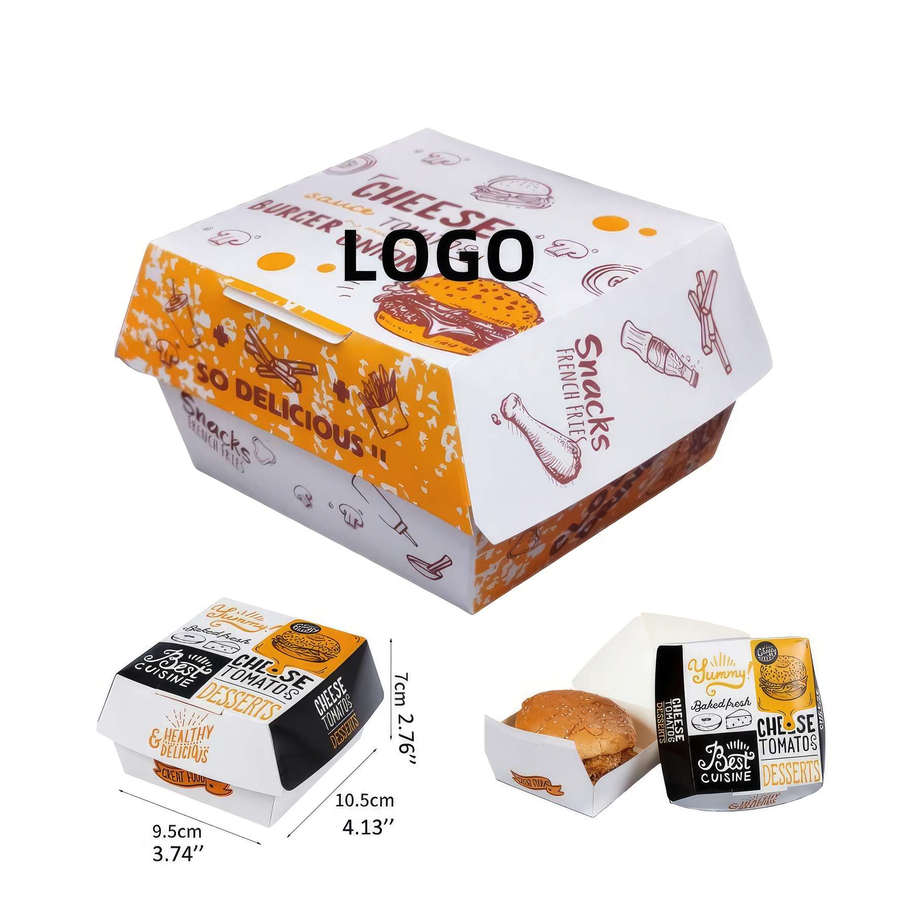 Custom Disposable Burger Box 3