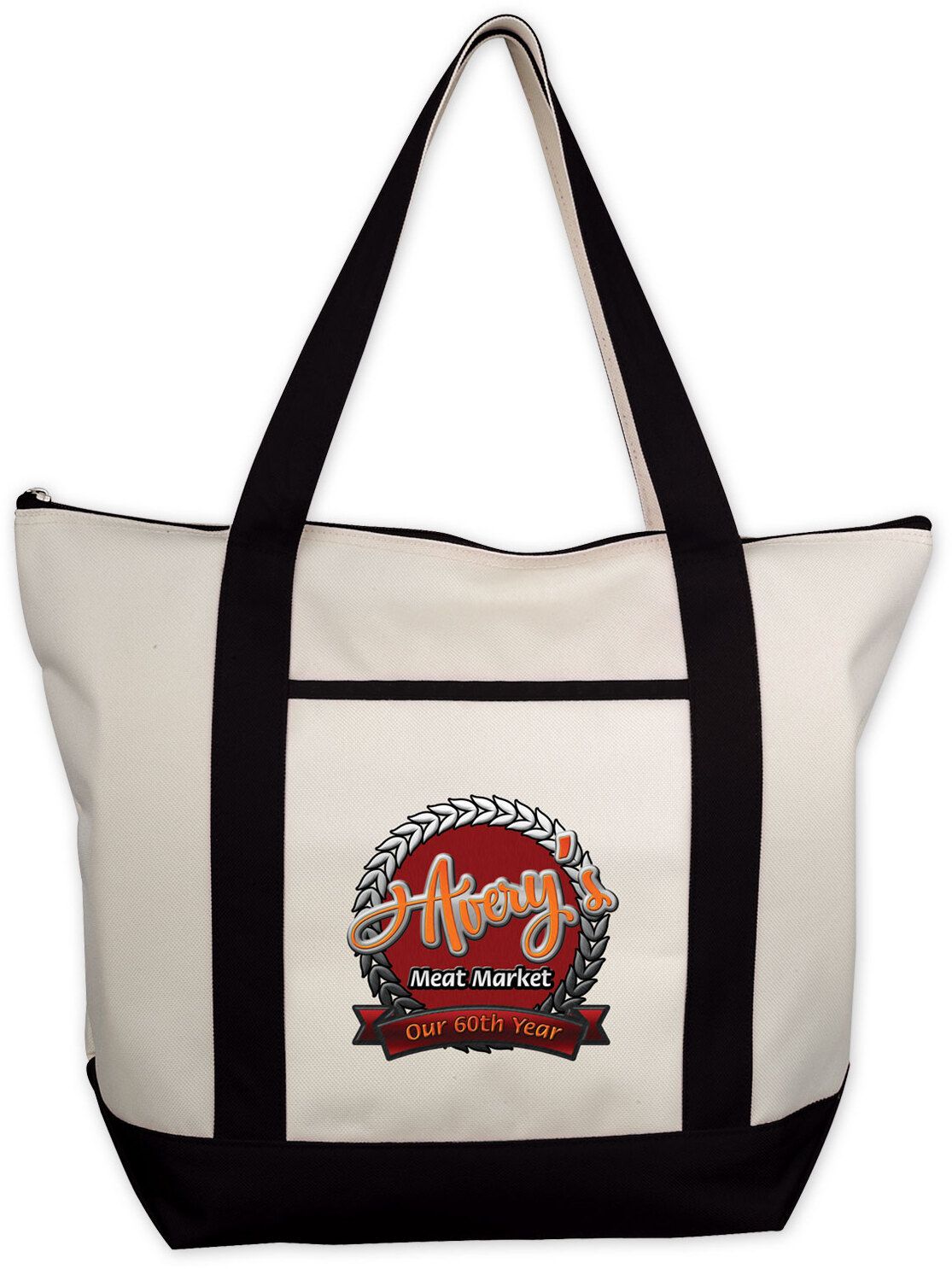 Classic Zippered Tote - Embroidered, custom tote bag with logo imprint 15