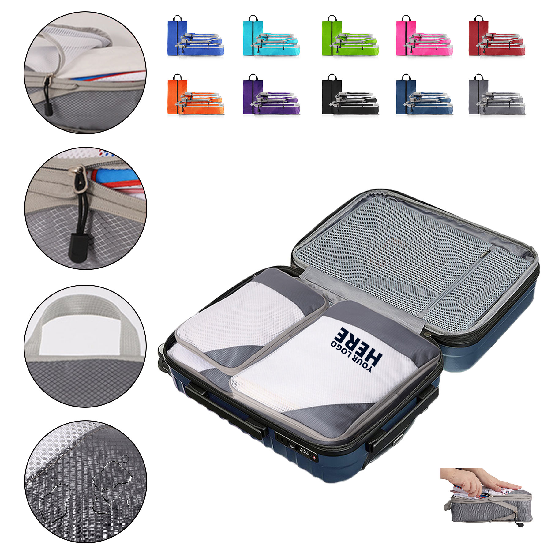 Color Travel Compressible Folding Storage Bag 2