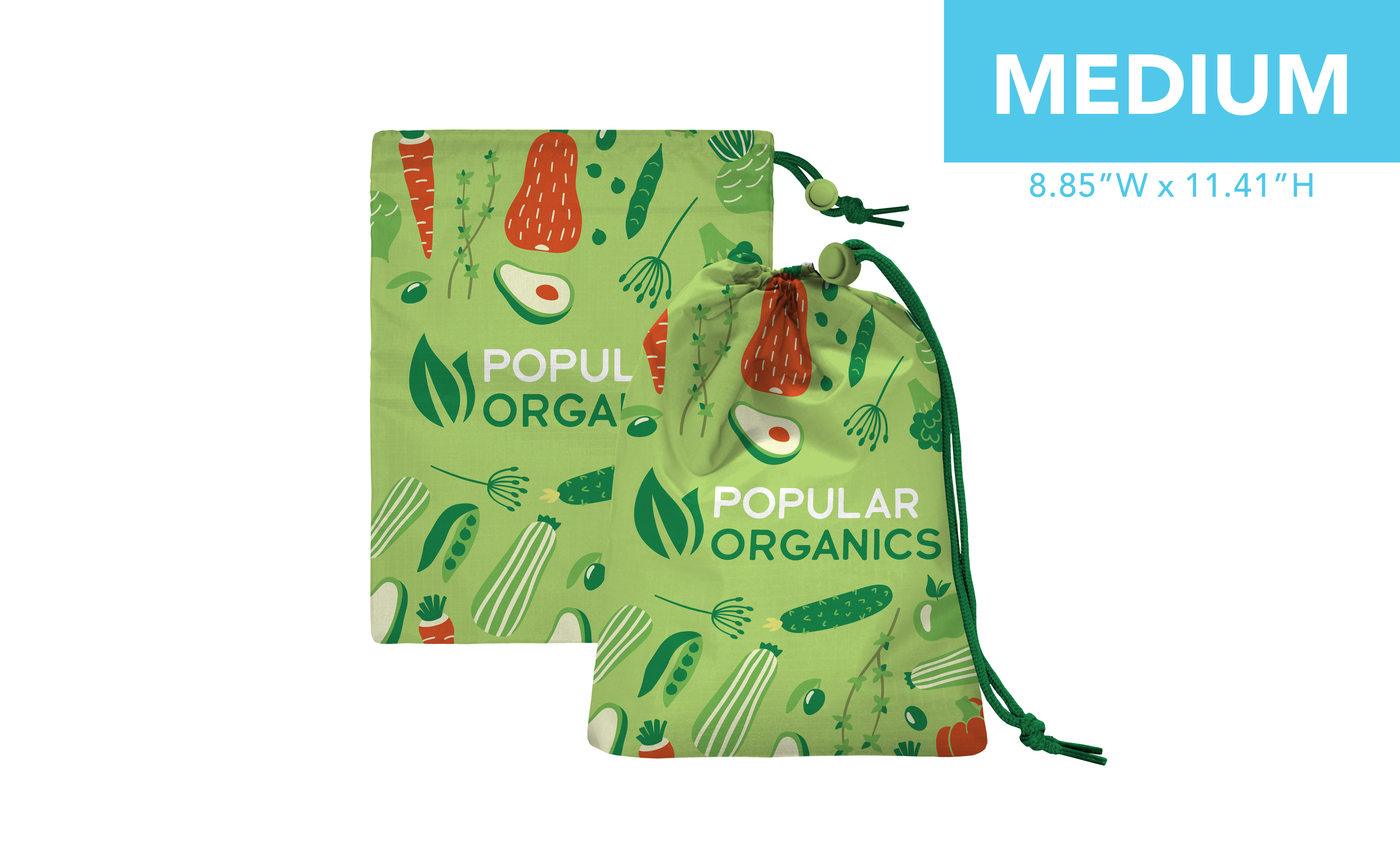 Full Color Cinch Pouch Medium