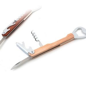 Bamboo 4-In-1 Waiter'S Knife 4