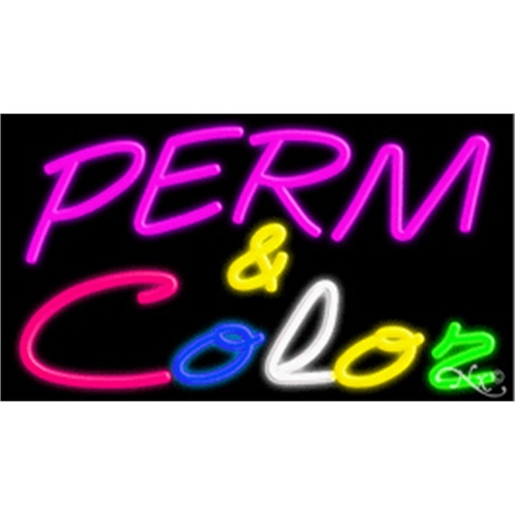 Perm & Color Neon Sign 2