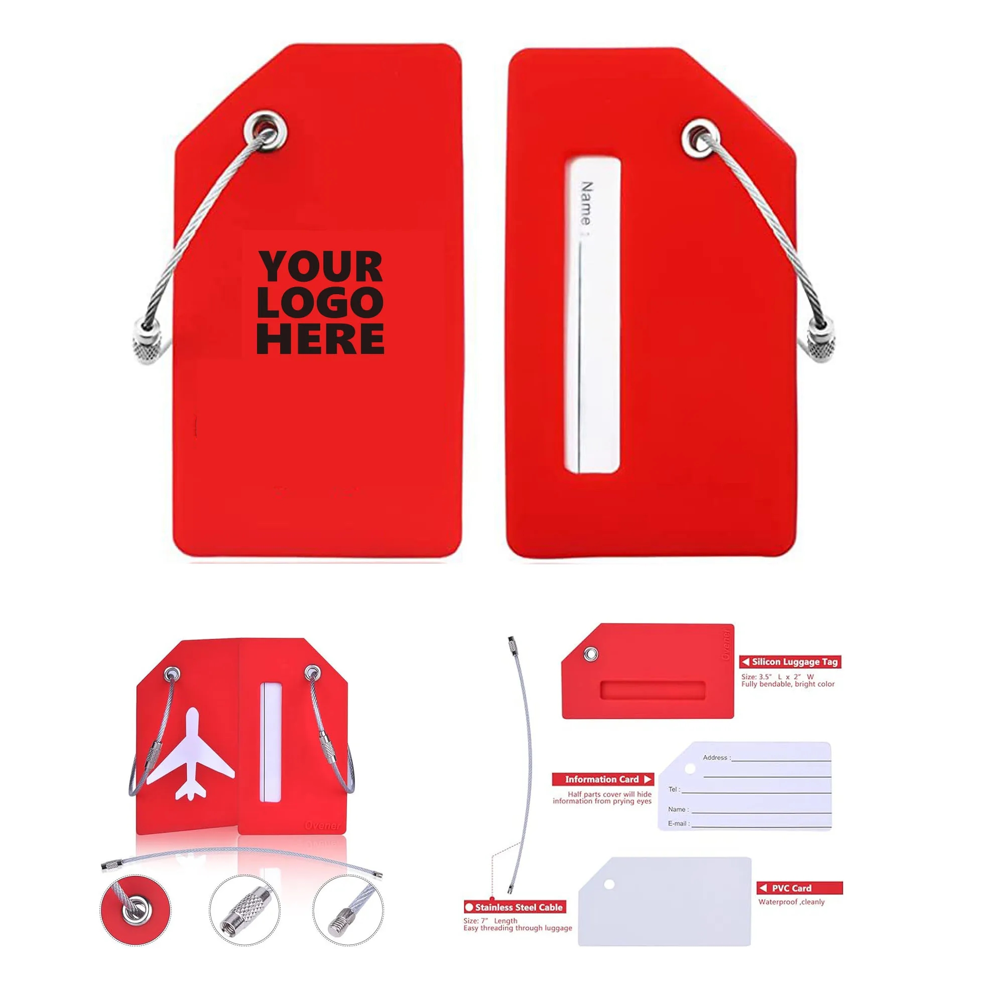 Silicone Luggage Tag For Suitcase 5