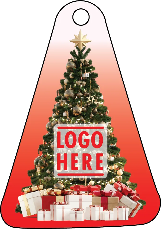 Full Color Acrylic Ornaments - Tree with Presents