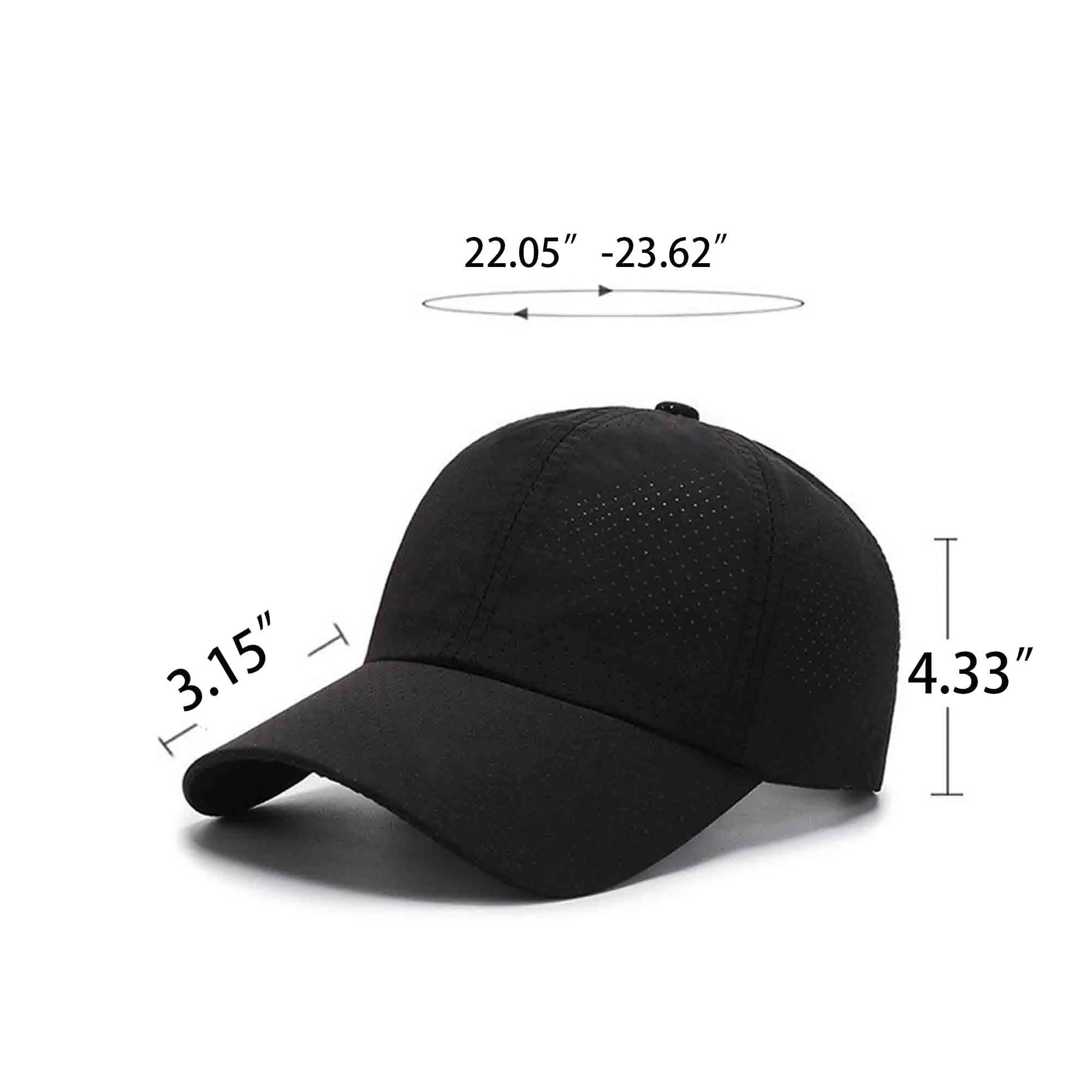 Mesh Baseball Cap Breathable Full Hat Trucker Quick Dry 14