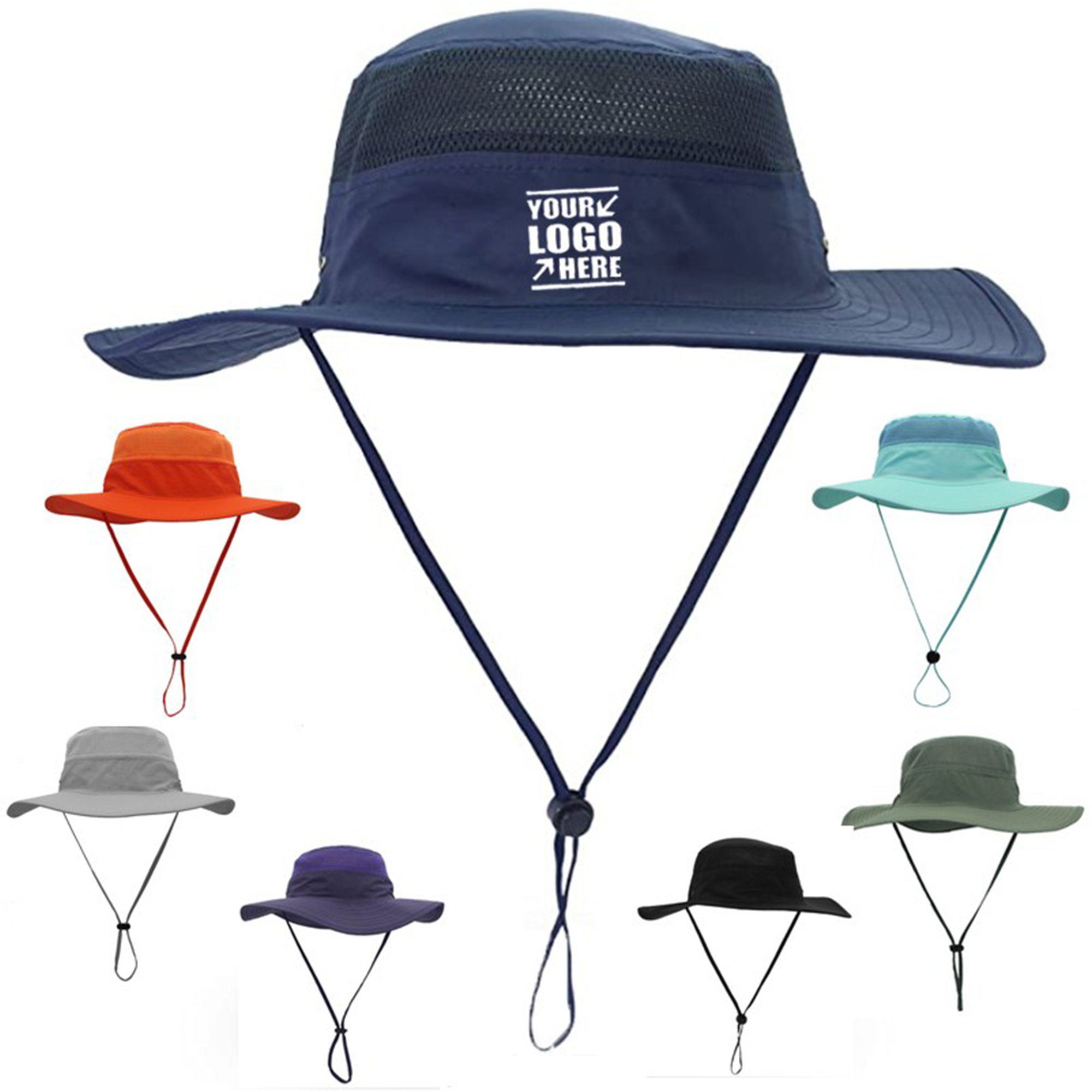Wide Brim UV Protection Sun Bucket Hat 1