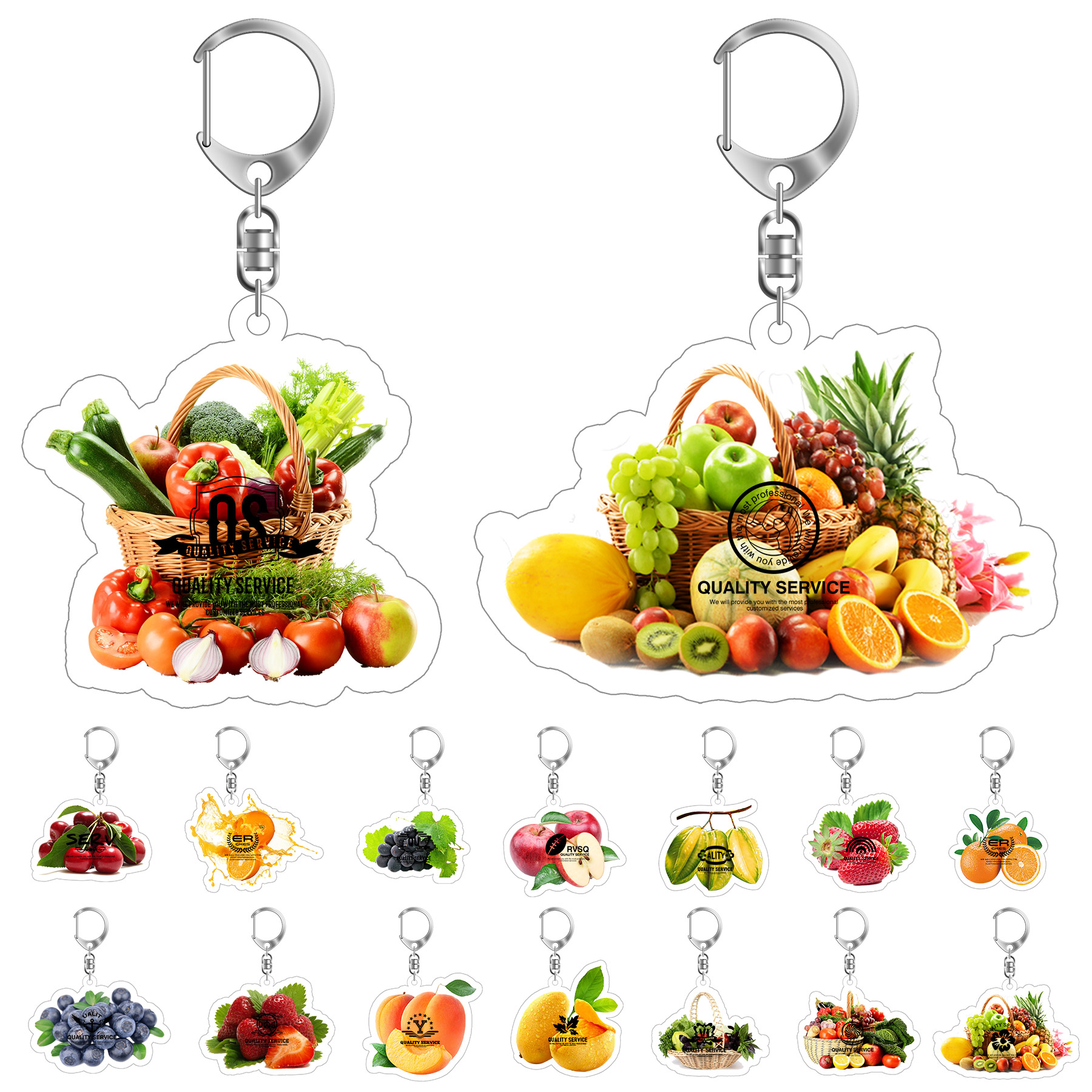Custom PMMA Key Chain 10