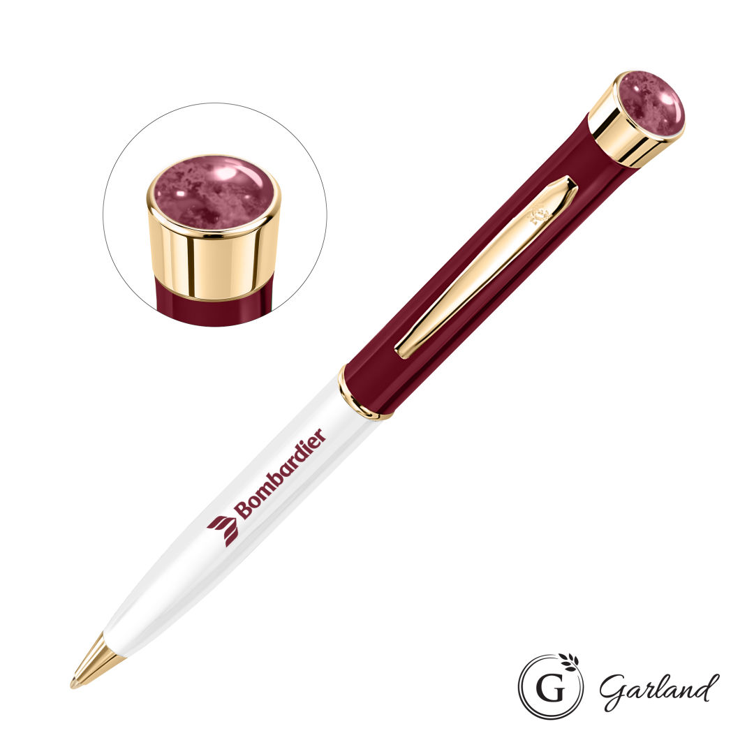 Garland® Patriot Aura Ballpoint Twist Pen - Gold Accent 5