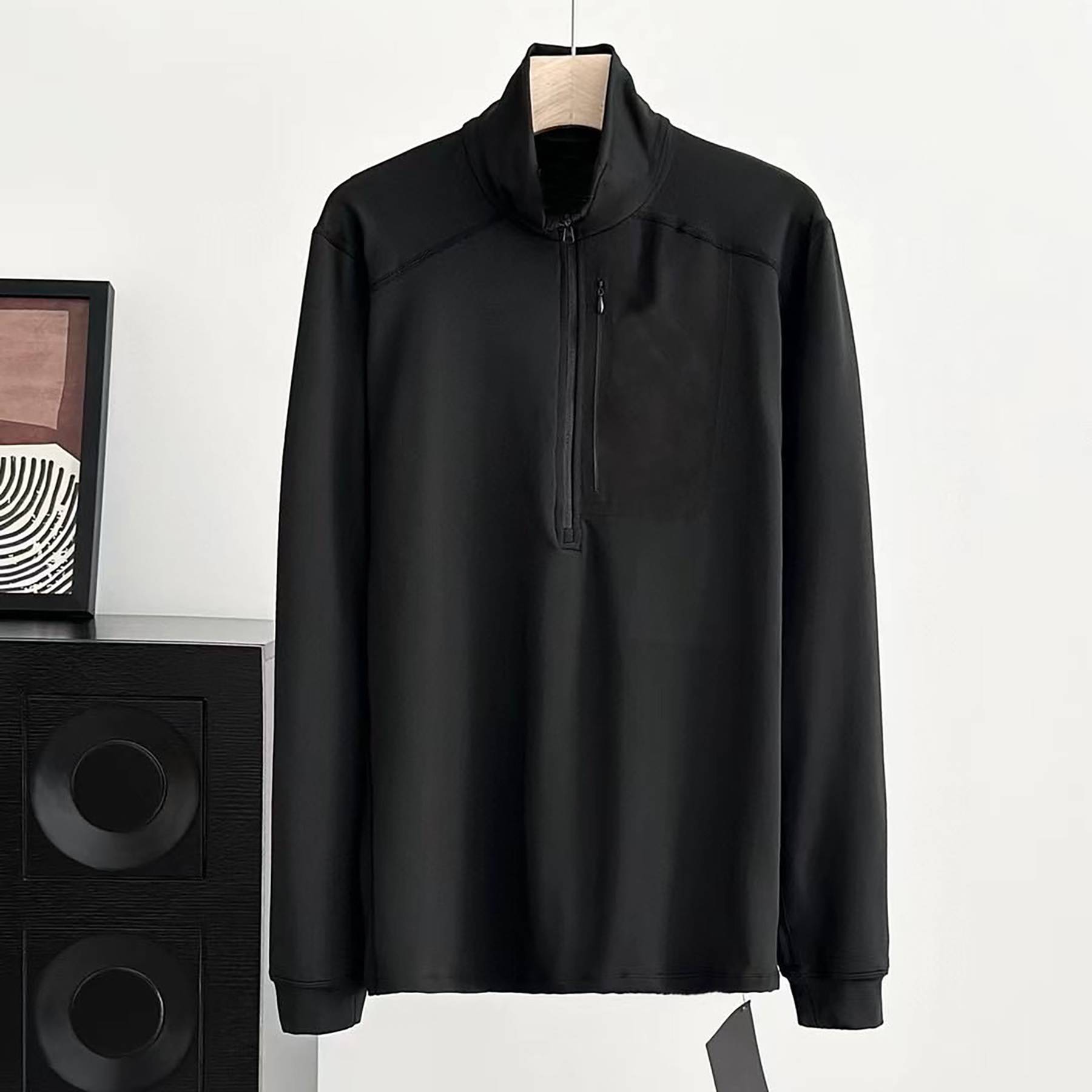 Half Zip Sport matte long sleeved base shirt 5